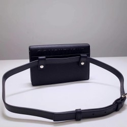 Dior 30 Montaigne 2 In 1 Belt Bag In Black Calfskin CDBS2002