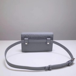 Dior 30 Montaigne 2 In 1 Belt Bag In Grey Calfskin CDBS2006