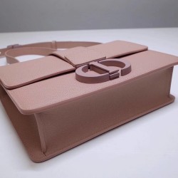 Dior 30 Montaigne Bag In Blush Matte Grained Calfskin CDBS2013