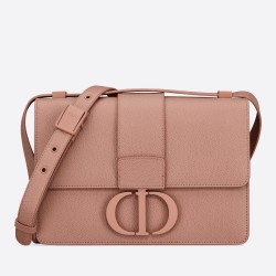 Dior 30 Montaigne Bag In Blush Matte Grained Calfskin CDBS2013