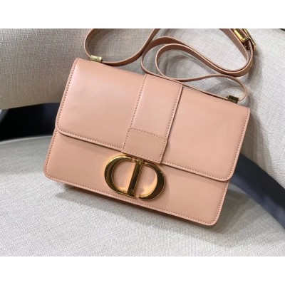 Dior 30 Montaigne Shoulder Bag In Pale Pink Calfskin CDBS2040