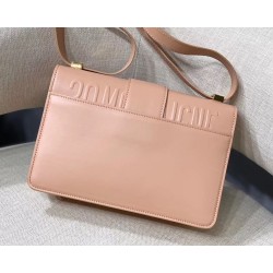 Dior 30 Montaigne Shoulder Bag In Pale Pink Calfskin CDBS2040