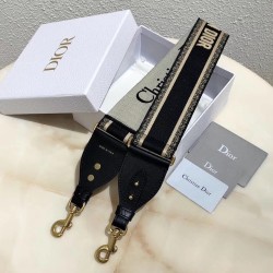 Dior Black Christian Dior Shoulder Strap CDBS2057