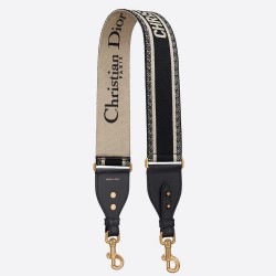 Dior Black Christian Dior Shoulder Strap CDBS2057