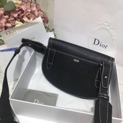 Dior Black DIOR x KAWS Pouch Saddle Bag CDBS2059