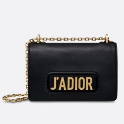 Dior Black J'Adior Calfskin Flap Bag CDBS2061