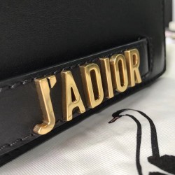 Dior Black J'Adior Wallet On Chain Pouch CDBS2062