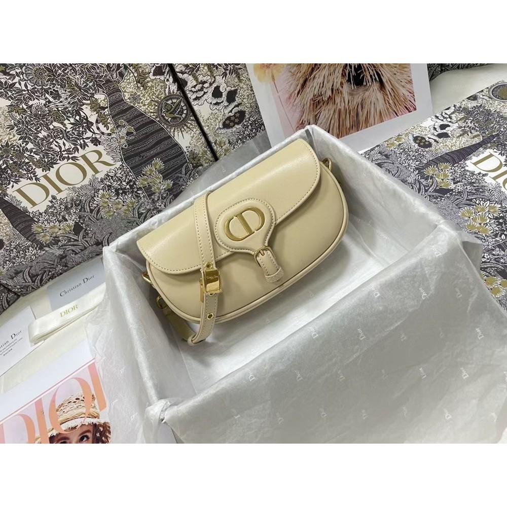 Dior Bobby East-West Bag In Beige Box Calfskin CDBS2075