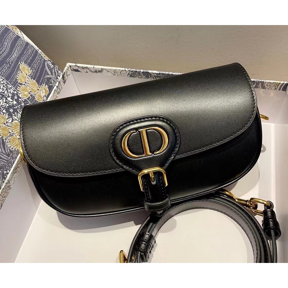 Dior Bobby East-West Bag In Black Box Calfskin CDBS2076