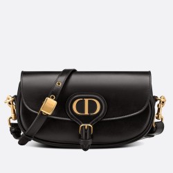 Dior Bobby East-West Bag In Black Box Calfskin CDBS2076