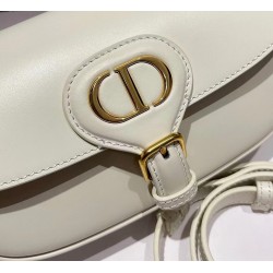 Dior Bobby East-West Bag In White Box Calfskin CDBS2080