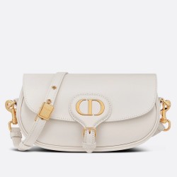 Dior Bobby East-West Bag In White Box Calfskin CDBS2080