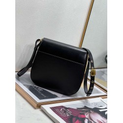 Dior Bobby Frame Bag In Black Box Calfskin CDBS2082