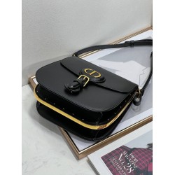 Dior Bobby Frame Bag In Black Box Calfskin CDBS2082