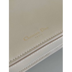 Dior CD Signature Chain Bag in Beige Calfskin CDBS2167