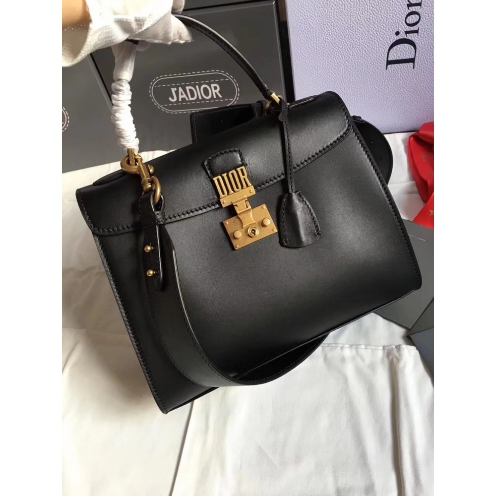 Dior DiorAddict Tote Bag In Black Calfskin CDBS2192