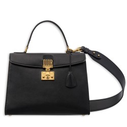 Dior DiorAddict Tote Bag In Black Calfskin CDBS2192