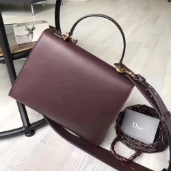 Dior DiorAddict Tote Bag In Bordeaux Calfskin CDBS2194