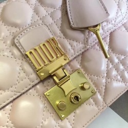 Dior Dioraddict Flap Bag In Pink Lambskin CDBS2189