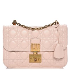 Dior Dioraddict Flap Bag In Pink Lambskin CDBS2189