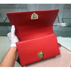 Dior Diorama Bag In Red Eyelets Lambskin CDBS2203