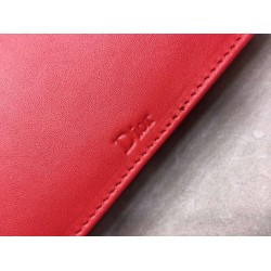 Dior Diorama Bag In Red Eyelets Lambskin CDBS2203