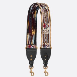 Dior Embroidered Canvas Shoulder Strap CDBS2232