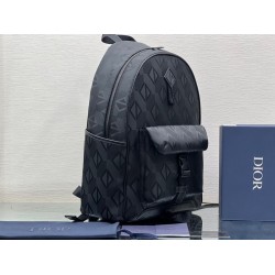 Dior Explorer Backpack In Black CD Diamond Mirage Ski Capsule Nylon CDBS2233