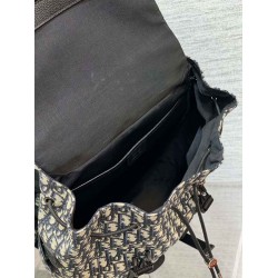 Dior Explorer Backpack In Black Dior Oblique Jacquard CDBS2234