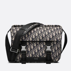 Dior Explorer Messenger Bag In Black Dior Oblique Jacquard CDBS2236