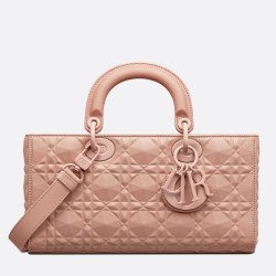 Dior Lady D-Joy Bag In Poudre Calfskin With Diamond Motif CDBS2309