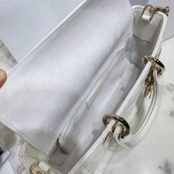 Dior Lady D-Joy Bag In White Cannage Lambskin CDBS2311