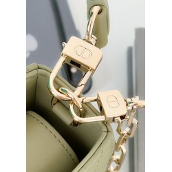 Dior Lady D-Joy Medium Bag In Ethereal Green Cannage Lambskin CDBS2315