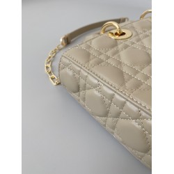 Dior Lady D-Joy Medium Bag In Sand Cannage Lambskin CDBS2318