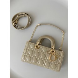 Dior Lady D-Joy Medium Bag In Sand Cannage Lambskin CDBS2318