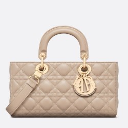 Dior Lady D-Joy Medium Bag In Sand Cannage Lambskin CDBS2319