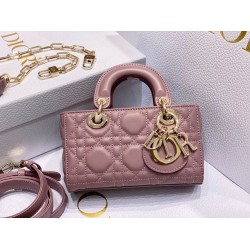 Dior Lady D-Joy Micro Bag In Peony Pink Cannage Lambskin CDBS2321