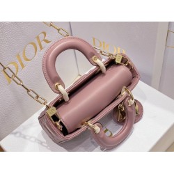 Dior Lady D-Joy Micro Bag In Peony Pink Cannage Lambskin CDBS2321