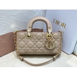 Dior Lady D-Joy Small Bag In Hazelnut Cannage Lambskin CDBS2326