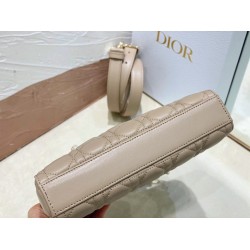 Dior Lady D-Joy Small Bag In Hazelnut Cannage Lambskin CDBS2326