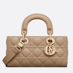 Dior Lady D-Joy Small Bag In Hazelnut Cannage Lambskin CDBS2326