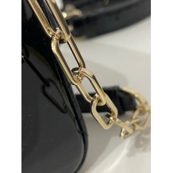 Dior Lady D-Joy Small Bag in Black Patent Calfskin CDBS2324