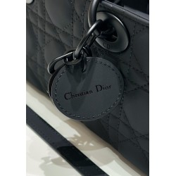 Dior Lady D-Joy Small Bag in Black Ultramatte Calfskin CDBS2325