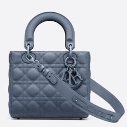 Dior Lady Dior My ABCDior Bag In Blue Ultramatte Calfskin CDBS2289