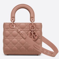 Dior Lady Dior My ABCDior Bag In Blush Ultramatte Calfskin CDBS2290