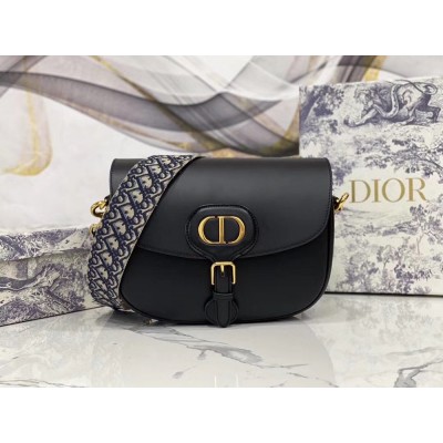 Dior Large Bobby Bag In Black Calfskin CDBS2338