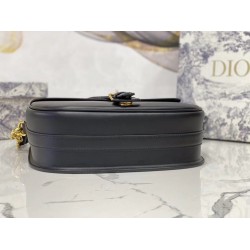 Dior Large Bobby Bag In Black Calfskin CDBS2338