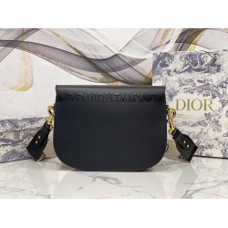 Dior Large Bobby Bag In Black Calfskin CDBS2338