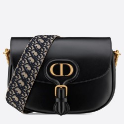 Dior Large Bobby Bag In Black Calfskin CDBS2338