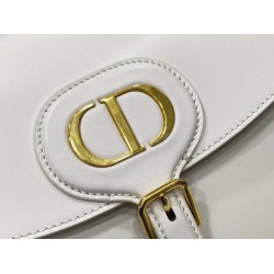 Dior Large Bobby Bag In White Calfskin CDBS2340